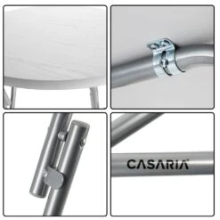 Stehtisch 2er-Set Weiß Holzdekor Ø60cm Klappbar -GartenMeister Verkäufe 000bc3c0c295a53921f2027d24c933de de 108092d 8 1 1