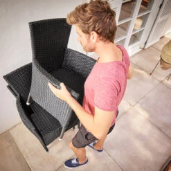 Polyrattan Garten-Sitzgruppe Riga 7-tlg. Schwarz -GartenMeister Verkäufe 0393212ca6b45cc8aa4bbcc72282ab5a de 992867d 25 2 1