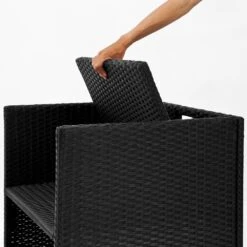 Polyrattan Garten-Sitzgruppe 9-tlg. Schwarz/Creme -GartenMeister Verkäufe 045766ffb060fae4ed06cb2422f82e71 de 101847d 5 1