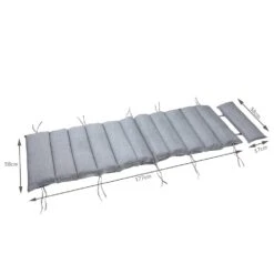 Auflage Schwungliege Grau Meliert 177x58x7cm -GartenMeister Verkäufe 075e37337d4decfebfd728df716eda95 de 108748d 9 1