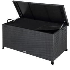 Polyrattan Auflagenbox Schwarz 122x56x61cm Griffe -GartenMeister Verkäufe 087cbe5b07f63833cf37026f8cd7c705 de 102318d 3 1