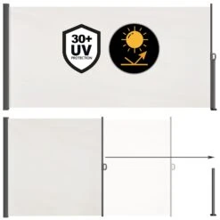 Seitenmarkise Nosara Creme 160x300cm Ausziehbar -GartenMeister Verkäufe 08e0a18e14491ba2c37b8dd3f271c486 2 1