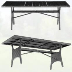 Polyrattan Gartentisch Takeo Grau 190x90x75cm WPC 12 Polyrattan Gartentisch Takeo Grau 190x90x75cm WPC -GartenMeister Verkäufe 0a4d5f189ee5c79b5e3fc7095abeaccd de 995691d 01 1 1