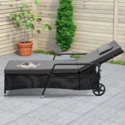 Polyrattan Sonnenliege Schwarz/Anthrazit 193x90x43cm -GartenMeister Verkäufe 0abda5e1d953dc19a99e6ed69ddf3e69 de 995628d 11 1