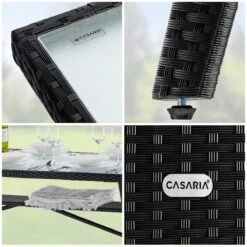 Polyrattan Gartentisch Takeo Schwarz 190x90x74cm Glas -GartenMeister Verkäufe 0acb608da93c456dd80bc74d601c8bd4 de 995692d 07 1 1