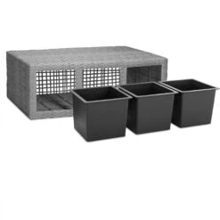 Polyrattan Blumentopf Grau 83x30,5x60cm -GartenMeister Verkäufe 0bb154d95075996b0065f2ebd37c775b de 108642d 2