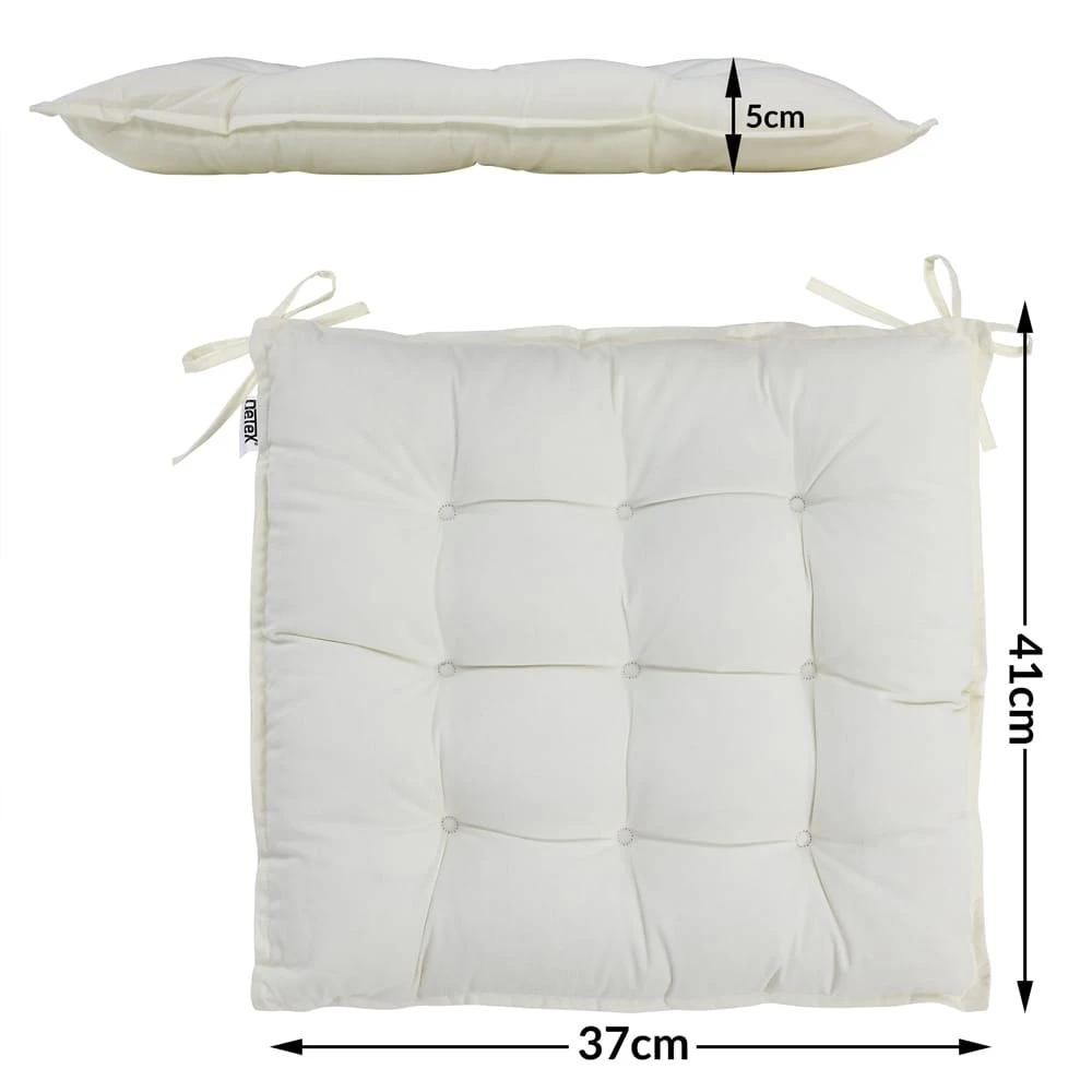 Sitzkissen 4er-Set Cozy Creme 8 Sitzkissen 4er-Set Cozy Creme – Bild 8