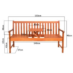 Gartenbank Picknick Mit Tisch Eukalyptus FSC®-zertifiziert -GartenMeister Verkäufe 11021b693b12602e392d8fb678884403 de 101013d 8