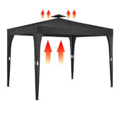 Polyrattan Pavillon Anthrazit 3x3m -GartenMeister Verkäufe 12808f29107dda57d2371ea1b731b5d4 de 992857d 7 1