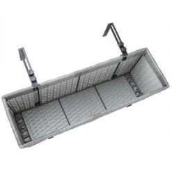 Polyrattan Blumenkasten 2er-Set Grau -GartenMeister Verkäufe 1291af70df655a477cc72764b5fa121a de 108646d 3