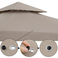 Pavillon Lorca Taupe 3x3m -GartenMeister Verkäufe 135422dd4b1b13d886e39a788bc9d979 de 108723d 5 1