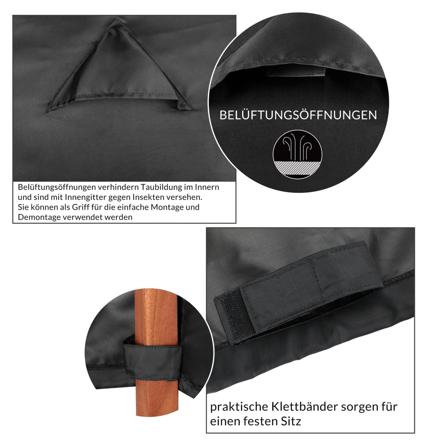 Abdeckung Saunaliege Anthrazit 160/155x60x75/39cm 8 Abdeckung Saunaliege Anthrazit 160/155x60x75/39cm – Bild 8