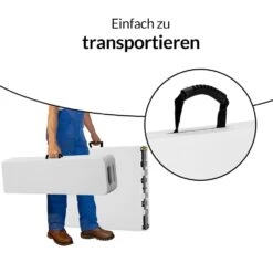 Bierzeltgarnitur 3-tlg. Kunststoff Weiß 183cm -GartenMeister Verkäufe 152a0e9b56ff80d1c04b5cc8fa78f656 de 990010d 17 1