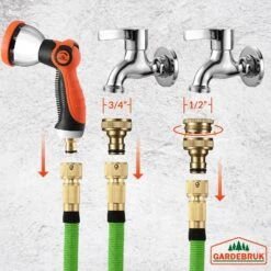 Gartenschlauch Grün 7,5m Flexibel -GartenMeister Verkäufe 19937239e13138f6a768384fde51f9b1 de 109317d 8 1