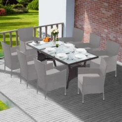 Polyrattan Gartentisch Takeo Braun 190x90x74cm Glas 14 Polyrattan Gartentisch Takeo Braun 190x90x74cm Glas -GartenMeister Verkäufe 1aa9b3e30002dea6f0e7332a35976fac de 995693d 32 1
