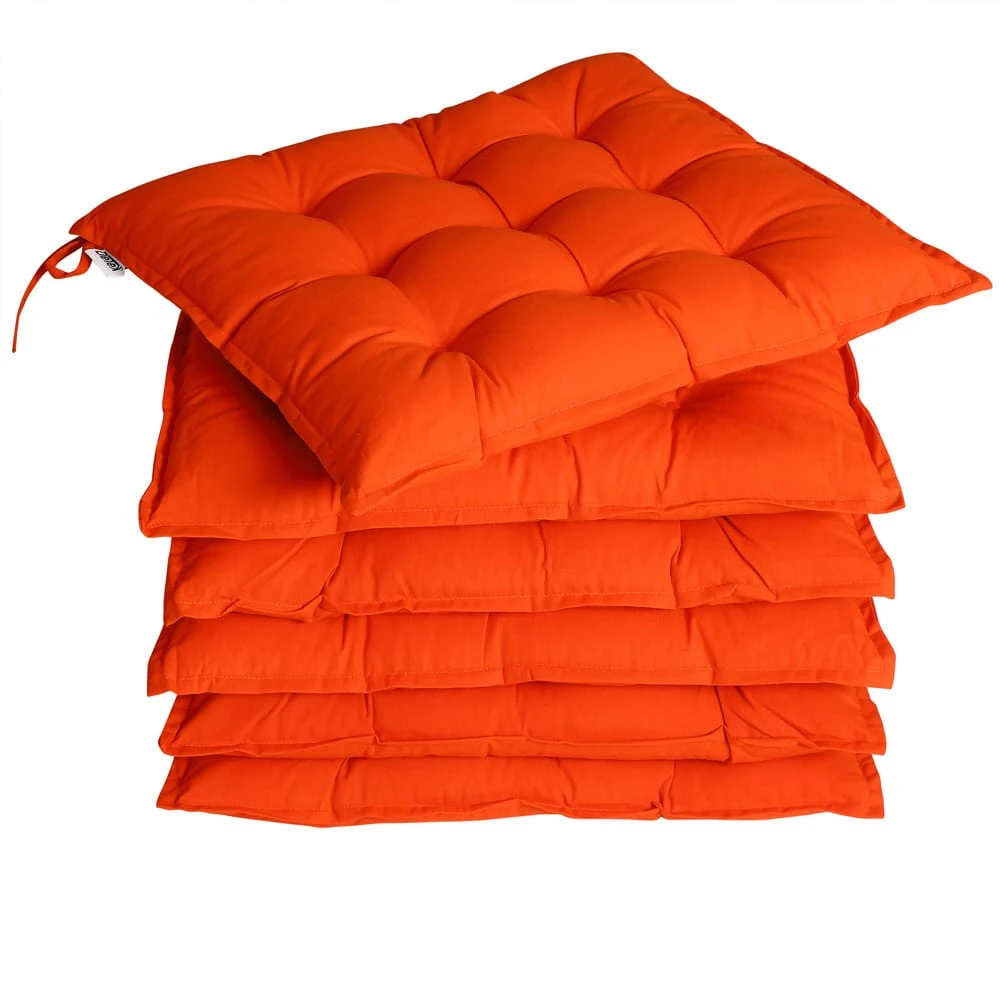 Sitzkissen 6er-Set Cozy Orange 1 Sitzkissen 6er-Set Cozy Orange
