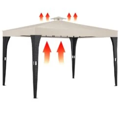 Polyrattan Pavillon Schwarz/Creme 3x4m 16 Polyrattan Pavillon Schwarz/Creme 3x4m -GartenMeister Verkäufe 1e7de0aa64b67f486a8b8a035315886b de 992858d 7 1