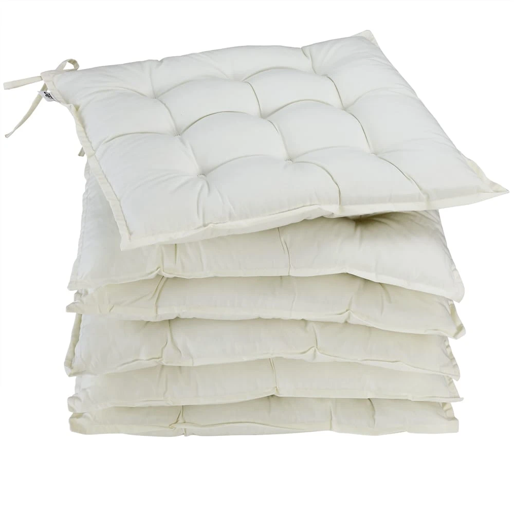 Sitzkissen 6er-Set Cozy Creme 1 Sitzkissen 6er-Set Cozy Creme