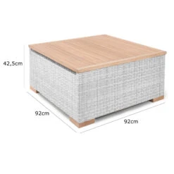 Polyrattan Tisch Havanna Weiß/Grau -GartenMeister Verkäufe 23bbafff68166ed1d08adb442de5133e de 180056d 3 1