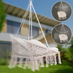 Hängesessel Creme 80x60x140cm -GartenMeister Verkäufe 23d6eea2f85f57846e302bb45cb70303 de 109256d 13 1