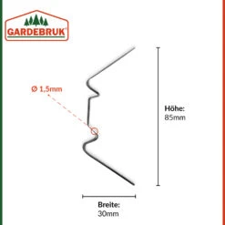 Gewächshausklammern-Set 100 Stück Verzinkt 9 Gewächshausklammern-Set 100 Stück Verzinkt -GartenMeister Verkäufe 25725a2d7da2fe8aaa8c2346078a3be1 de 101801d 10 1