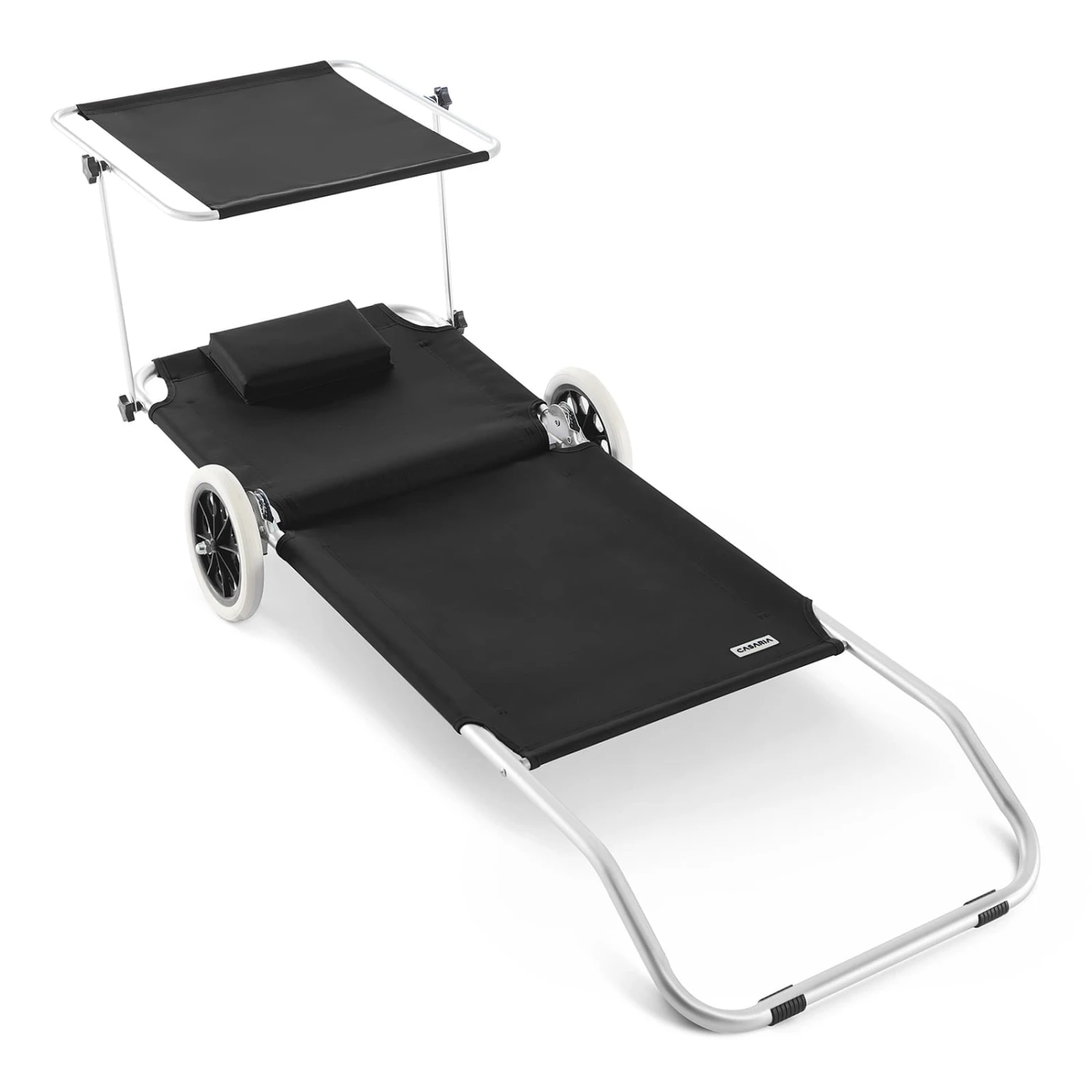 Sonnenliege Kreta Anthrazit Alu Mit Rollen 5 Sonnenliege Kreta Anthrazit Alu Mit Rollen – Bild 5