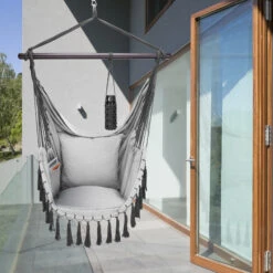 Hängesessel Hellgrau 170x100x150cm 17 Hängesessel Hellgrau 170x100x150cm -GartenMeister Verkäufe 2a6954caf940e5386e36106f9278fd61 de 109251d 4 1