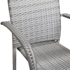 Polyrattan Stapelstuhl Comfort 4er-Set Grau -GartenMeister Verkäufe 2b8d24058952aa38a82ed22229e0f47e de 108675d 1 1