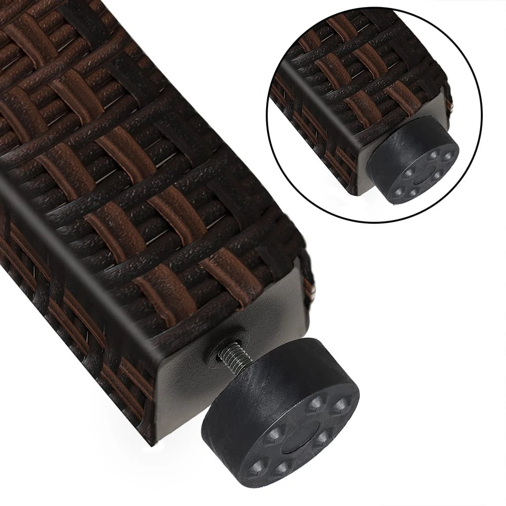 Polyrattan Sitzgarnitur Turin 7-tlg. Braun/Creme 11 Polyrattan Sitzgarnitur Turin 7-tlg. Braun/Creme – Bild 11