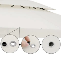 Pavillon Elda Creme XXL 3x4m -GartenMeister Verkäufe 2f711f8db17c3e68a0f386423078244e de 994667d 5 1