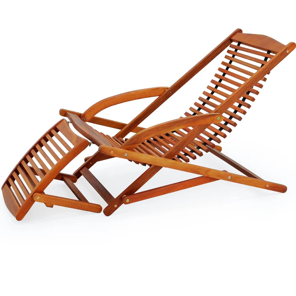 Sonnenliege Akazienholz Inkl. Kopfkissen 14 Sonnenliege Akazienholz Inkl. Kopfkissen – Bild 14