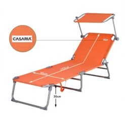 Sonnenliege Hawaii Orange Alu 195x60x30cm -GartenMeister Verkäufe 2fe80101b18116d5e85589c8b6e417d0 de 101419d 4