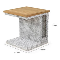 Polyrattan Beistelltisch Havanna Weiß/Grau -GartenMeister Verkäufe 305862d3004dfafdec7dbc29c4d3c720 de 180058d 1 1