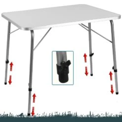 Gartentisch Silber Alu 80x54x50/69cm Klappbar -GartenMeister Verkäufe 33115776795cf64b1f69b97a79cdb538 de 101446g3 1