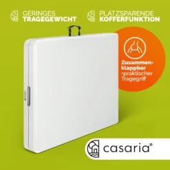 Buffettisch Weiß Kunststoff 183x76cm Klappbar 11 Buffettisch Weiß Kunststoff 183x76cm Klappbar -GartenMeister Verkäufe 331a22b14647c329fe43e48529867026 06 100082 on dts amz high de 1