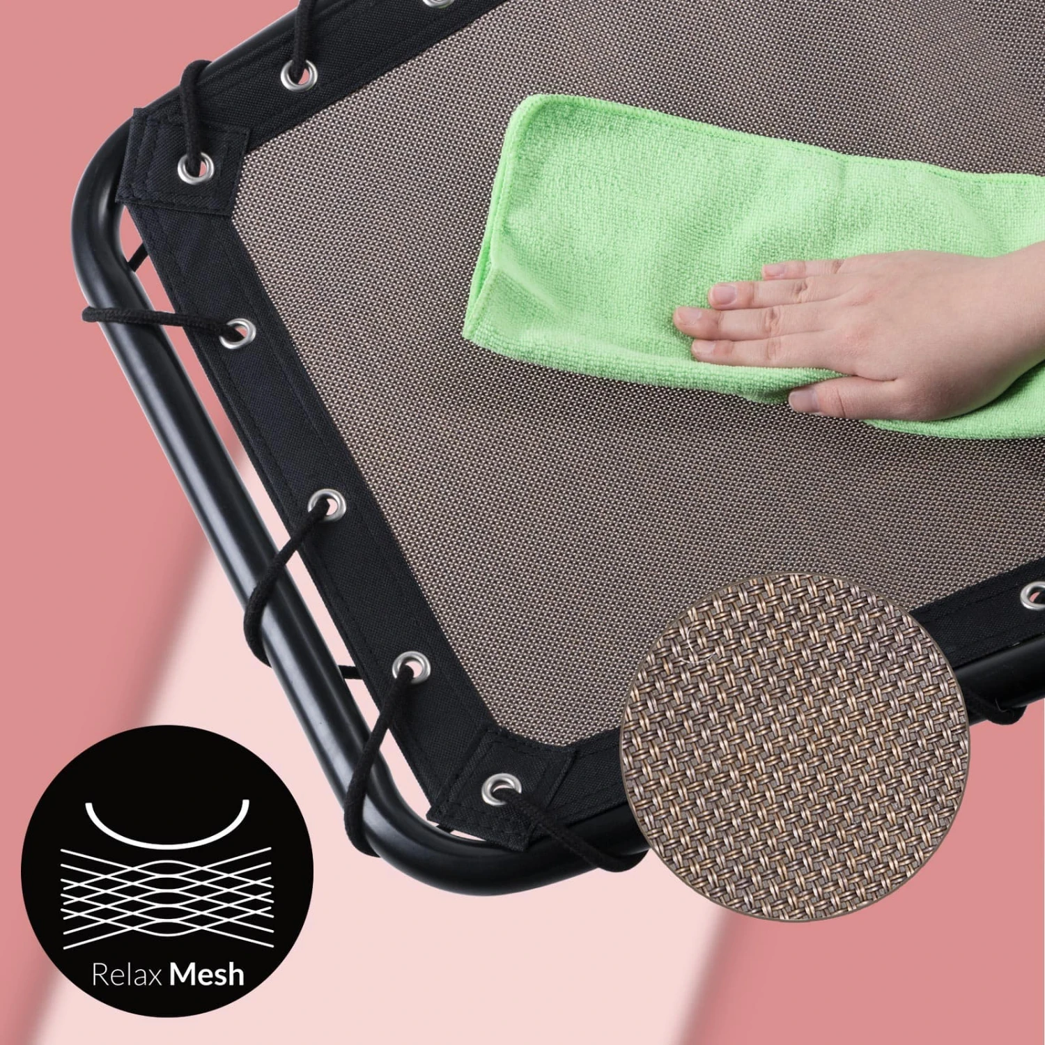 Relaxliege Eve Mokka Mit Schaukelfunktion 2 Relaxliege Eve Mokka Mit Schaukelfunktion – Bild 2