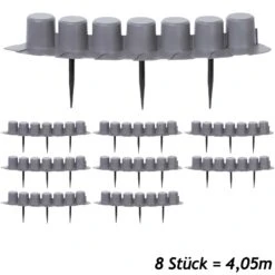 Beeteinfassung Grau 4,05m -GartenMeister Verkäufe 33f44f7be0709e98fbbf0d19036a6418 a de 193261g 1