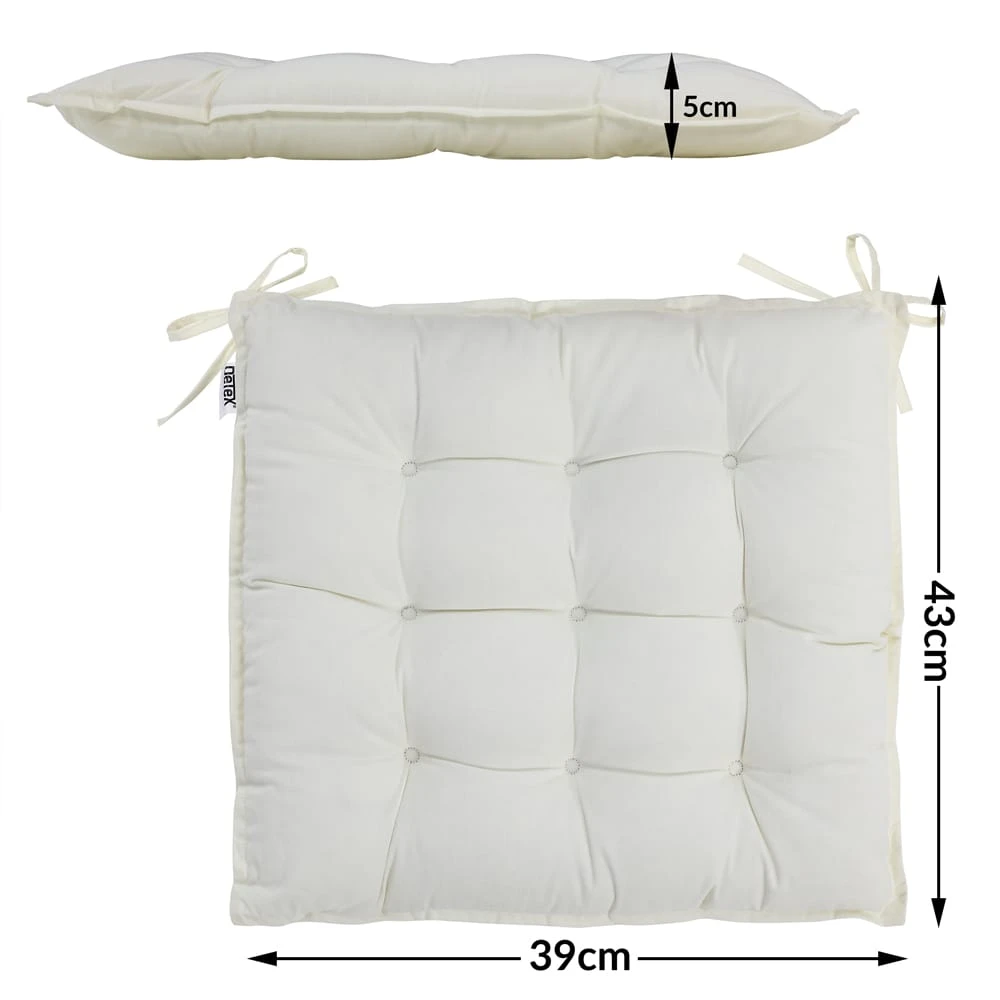 Sitzkissen 6er-Set Cozy Creme 7 Sitzkissen 6er-Set Cozy Creme – Bild 7