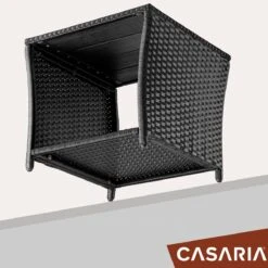 Polyrattan Beistelltisch Vedis Schwarz 45x45x40cm -GartenMeister Verkäufe 36f7fe32e8f54c1746fd155afa94365d de 109508d 16 1