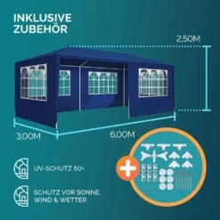 Festzelt Rimini Blau 3x6m UV-Schutz 50+ -GartenMeister Verkäufe 370f6af2ac4cc08dd553aef27b5e28f2 08 109736 on dts web low de
