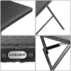 Polyrattan Klapptisch Rom Schwarz 73x63x63cm -GartenMeister Verkäufe 3826e666832b743a323a25b842761d46 de 108667d 6 1