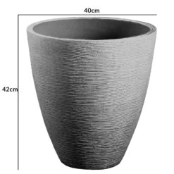 Blumentopf Grau Ø40cm Mit Rillenstruktur -GartenMeister Verkäufe 3b48072256a4732a43aaf1db918ef4d1 de 191542d 2 1 1
