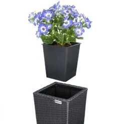 Polyrattan Blumentopf 3er-Set Schwarz -GartenMeister Verkäufe 3bc02337fe4484e673ee074d1ba08042 de 106644d 6