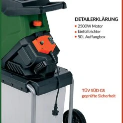Häcksler 2500W Mit Sammelbeutel 50L 14 Häcksler 2500W Mit Sammelbeutel 50L -GartenMeister Verkäufe 3c2980311a029b70d1d91dfbd77f5537 de 100058d 12 1