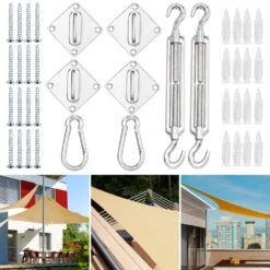 Sonnensegel Befestigungs Kit -GartenMeister Verkäufe 3ce94697f1c22e8b31c8a7ced3f6f7dd a de 106573g1