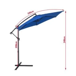 Ampelschirm Blau Alu Ø330cm Inkl. Sonnenschirmhülle -GartenMeister Verkäufe 3d7ee4d8eceb162257f2390f0a32c30f de 102558d 10 1