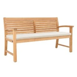 Bankauflage Toscana Weiß 180x50x7cm