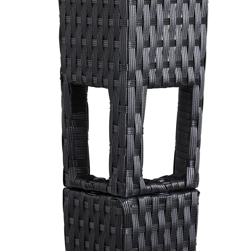 Polyrattan Pavillon Schwarz/Creme 3x4m 10 Polyrattan Pavillon Schwarz/Creme 3x4m – Bild 10