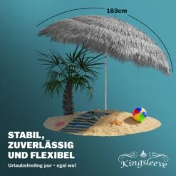 Sonnenschirm Hawaii Hellgrau Ø160cm UV-Schutz 30+ 10 Sonnenschirm Hawaii Hellgrau Ø160cm UV-Schutz 30+ -GartenMeister Verkäufe 3efff590b649ed1c3f2d4d03e2216064 05 109183 on fs m web low de 1