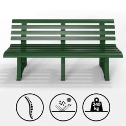 Gartenbank Orchidea Grün 145x49x74cm -GartenMeister Verkäufe 3fa81d353b7cbd7a8969d4110d510253 de 108195d 10